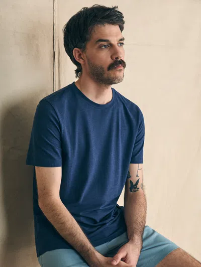 Faherty Movement&trade; Short-sleeve T-shirt In Great Falls Heather