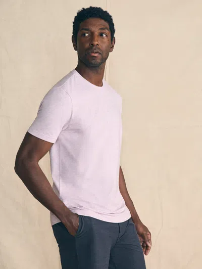 Shop Faherty Movement&trade; Short-sleeve T-shirt In Lavender Heather