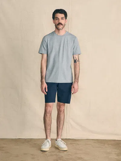 Faherty Movement&trade; Short-sleeve T-shirt In Rainier Grey Heather