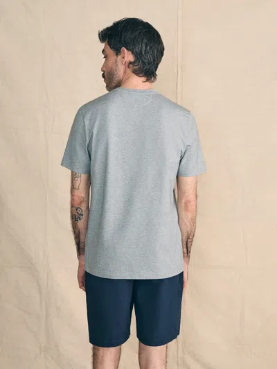 Shop Faherty Movement&trade; Short-sleeve T-shirt In Rainier Grey Heather
