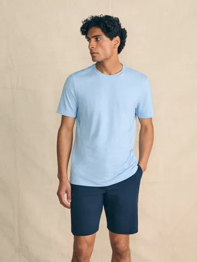 Shop Faherty Movement&trade; Short-sleeve T-shirt In Cardiff Blue Heather