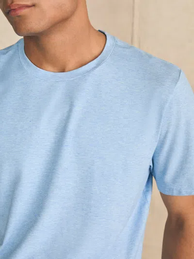 Faherty Movement&trade; Short-sleeve T-shirt In Cardiff Blue Heather