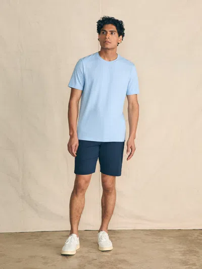 Faherty Movement&trade; Short-sleeve T-shirt In Cardiff Blue Heather