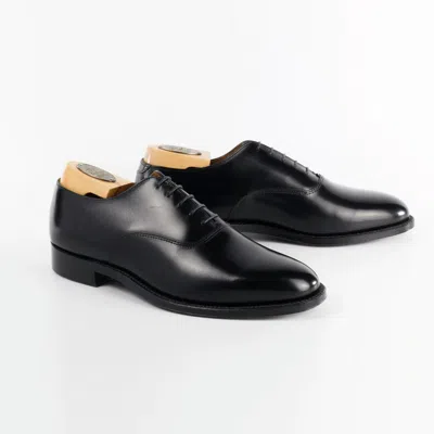 Shop Alden New England Men's Plain Toe Bal Oxford In Black