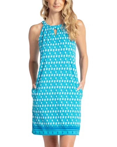 Shop Cabana Life Sleeveless Shift Dress In Blue