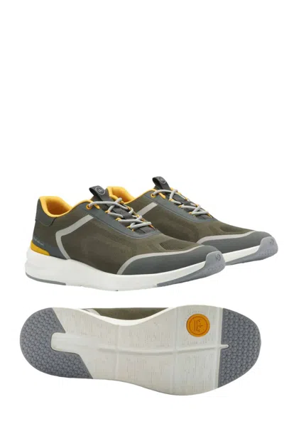 Shop Peter Millar Men's Camberfly Sneaker In Olive Leaf In Multi