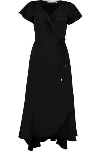 Shop Bishop + Young Tara Wrap Dress In Black
