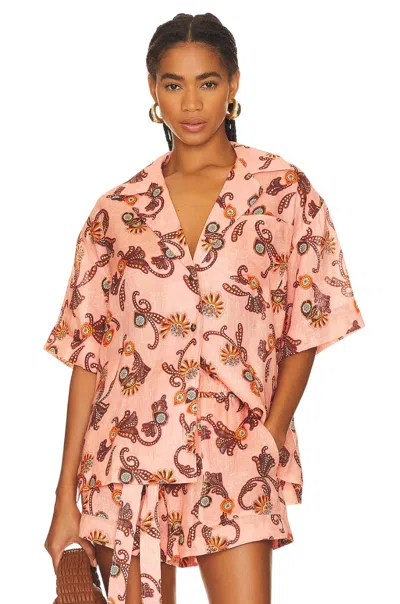 A.l.c Sullivan Top In Sandstone Multi In Multi