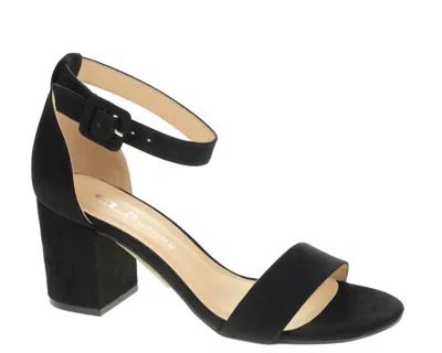 Shop Chinese Laundry Jody Super Suede Heel In Black