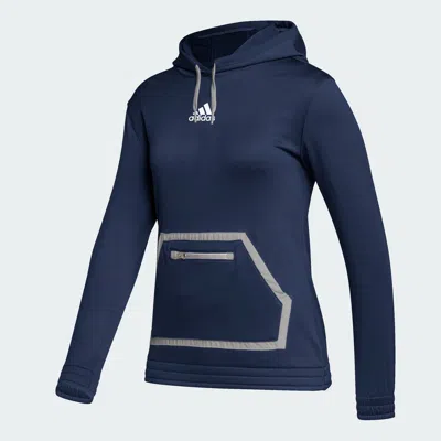 Shop Adidas Originals Women's Adidas Team Issue Pullover Hoodie In Blue