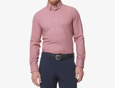 Mizzen + Main Monaco Dress Shirt In Nostalgia Rose Geo Print In Multi