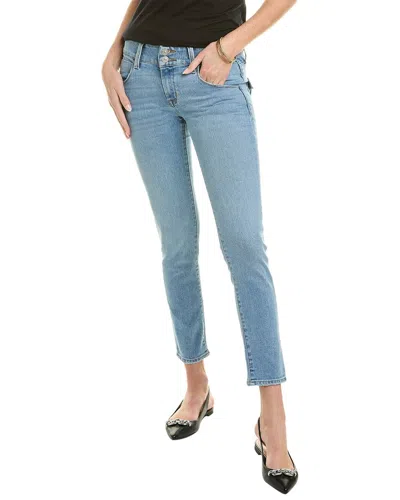 Shop Hudson Jeans Collin Prospect Mid-rise Skinny Ankle Jean In Blue
