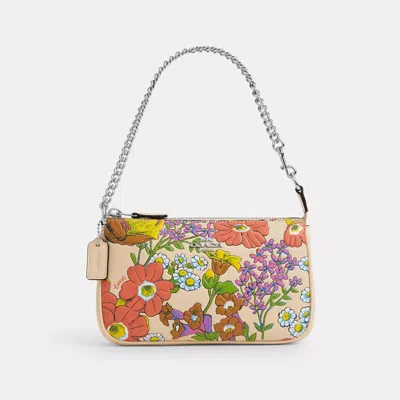 Shop Coach Outlet Nolita 19 With Floral Print In Multi