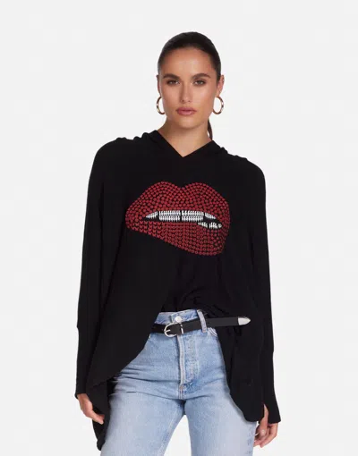 Shop Lauren Moshi X Wilma X Elements Biting Lip In Black