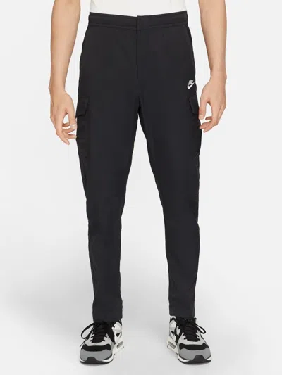 Shop Nike Sportswear Dd5207-010 Men's Black Cotton Unlined Utility Cargo Pants Ncl697