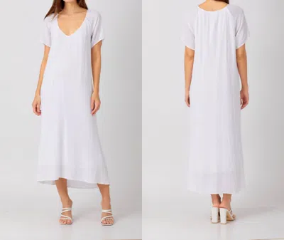 Shop Maven West Midi Dress In White