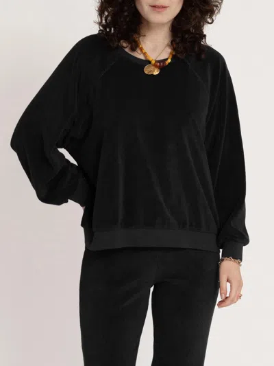 Shop Suzie Kondi Samos Sweatshirt In Black