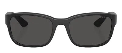 Shop Prada Ps 05vs 1bo5s0 Rectangle Sunglasses In Multi