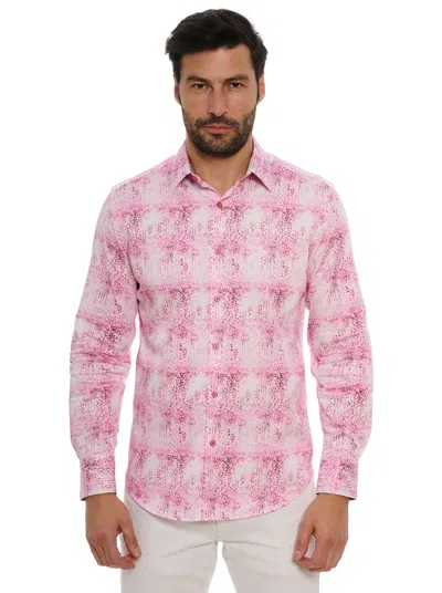 Shop Robert Graham Dreamweaver Long Sleeve Button Down Shirt In Pink