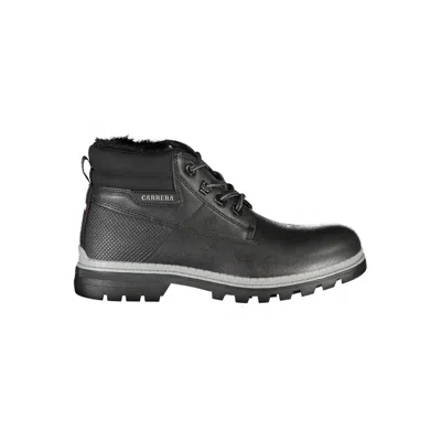 Shop Carrera Chic Contrast Lace-up Boots In Black
