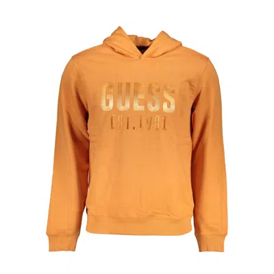 Shop Guess Jeans Svelte Orange Hooded Sweatshirt