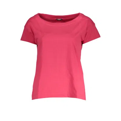 Shop K-way Chic Pink Short Sleeve Wide Neck Top
