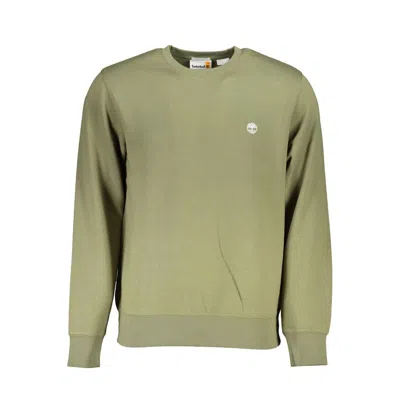 Shop Timberland Classic Green Crew Neck Fleece Sweatshirt
