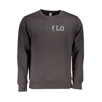 Shop U.s. Grand Polo Classic Crew Neck Fleece Sweatshirt In Gray