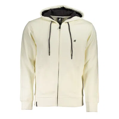 Shop U.s. Grand Polo Elite White Hooded Sweatshirt