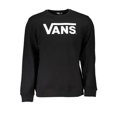 Shop Vans Sleek Fleece Crew Neck Black Sweatshirt