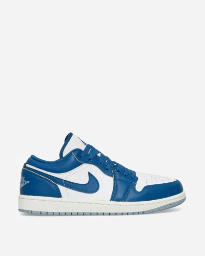 Shop Nike Air Jordan 1 Low Se Sneakers White / Industrial Blue In Multicolor