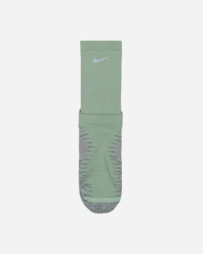 Shop Nike Dri-fit Trail-running Crew Socks Vapor Green In Multicolor