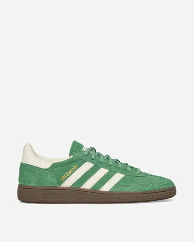 Shop Adidas Originals Handball Spezial Sneakers Preloved Green / Cream White In Multicolor
