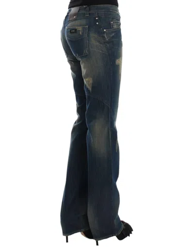 Shop Costume National Chic Straight Leg Blue Denim Women's Jeans