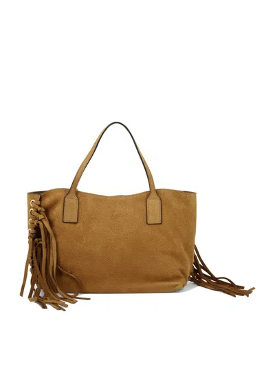 Shop Avenue 67 "cristal" Shoulder Bag In Brown