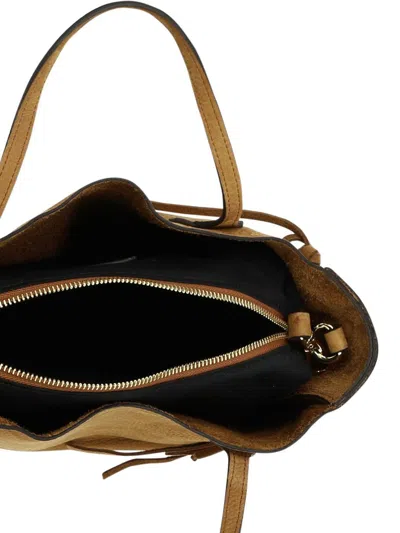 Shop Avenue 67 "cristal" Shoulder Bag In Brown