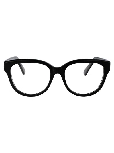 Chloé Ch0272o Linea  001 Black Glasses In 005 Black Black Transparent