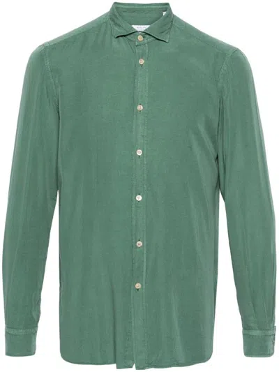 Shop Boglioli Regular Fit Shirt In Green
