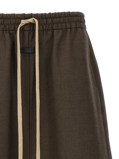 Shop Fear Of God 'relaxed' Shorts In Brown
