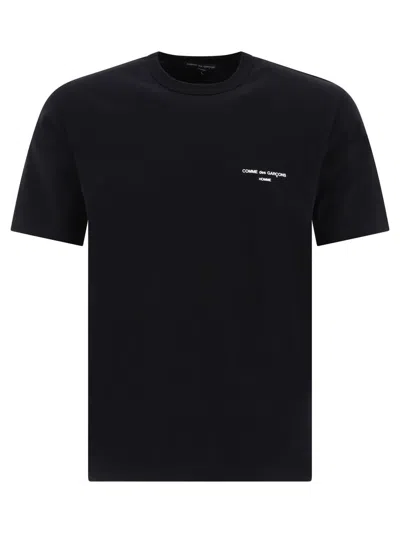 Shop Comme Des Garçons Homme Deux Comme Des Garçons Homme T-shirt With Logo In Black
