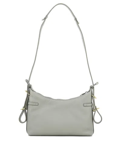 Shop Givenchy "mini Voyou" Crossbody Bag In Grey