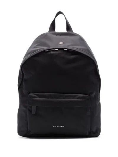 Shop Givenchy Essential Nylon Backpack In Black