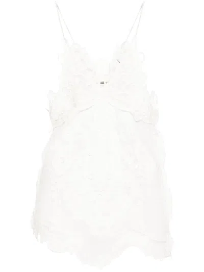 Shop Isabel Marant Victoria Embroidered Top In White
