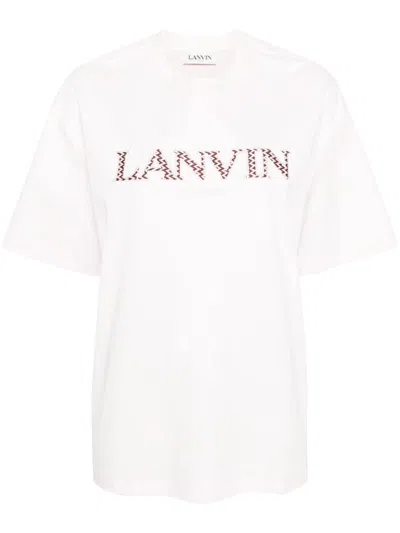 Shop Lanvin T-shirts & Tops In White