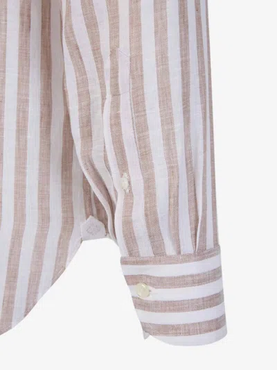 Luigi Borrelli Fabio Shirt In Terracota