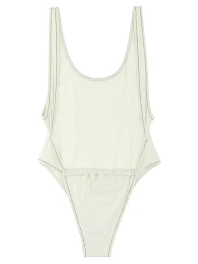 Shop Reina Olga 'pamela' One-piece Swimsuit In White