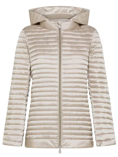 Save The Duck Jacket  Woman In Beige