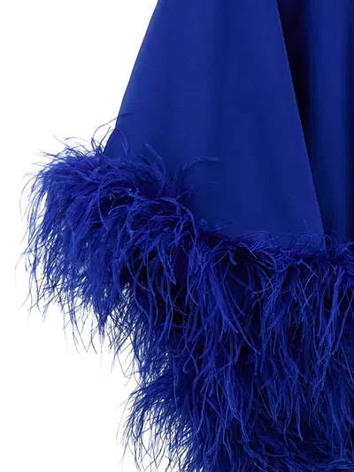 Shop Taller Marmo 'ubud Extravaganza' Dress In Blue