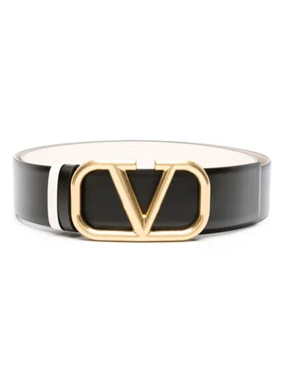 Shop Valentino Belts In Nerolivory