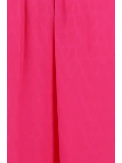 Shop Valentino Pants In Pink Pp